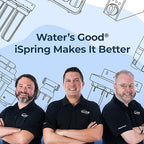 iSpring WCB32O+AHPF12MNPT12X2 Whole House Water Filter System, Reduces up to 99% Chlorine, Sediment, Taste, Odor, 3-Stage Water Filtration System w/ 3/4" Push-fit Stainless Steel Hose Connectors