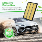 2PCS Engine Air Filter Fit for Infiniti QX50 2019-2025 (2.0L), QX55 2022 2023 2024 2025 Air Filter Replacement Engine Filter Accessories# 165465NA1C CA12954 PA99486