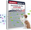 MERV 8 16x20x1 Washable Aluminum Lifetime Furnace Filter, Reusable AC/HVAC Filter, Permanent Air Filter, Easy to Clean, Healthier Home or Office