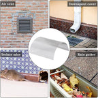 Stainless Steel Woven Wire Mesh Stainless Steel Woven Wire Mesh 14 Mesh Rodent Control Cage Net Garden Insect Screen Corrosion-Resistant Filter - 1.54mm Hole