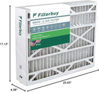 Filterbuy 17.5x21x5 Air Filter MERV 13 Optimal Smoke & Allergy Defense (1-Pack), Electrostatic Pleated HVAC AC Furnace Filters for Rheem, Ruud, and Protech (Actual Size: 17.13 x 20.63 x 4.38)