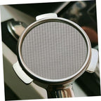 Lurrose Stainless Steel Espresso Puck Screen for Coffee Machine Reusable Filter Mesh for Easy Brewing Compatible Espresso Machines and Coffee Makers