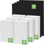 6 Pack HPA300 Hepa Filter Replacement Compatible with Honeywell HPA300 HEPA Air Purifier, Fits for Honeywell Air Purifier Filter Replacement - Models HPA300 HPA300VP HPA304 HPA3300