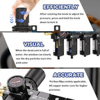 NEWPO 3/8" NPT 4 Stage Air Drying System,Particulate Filter, Coalescing Filter,Double Desiccant Dryers & Air Regulator,Semi-Auto Drain (Black)