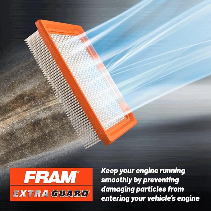 FRAM Extra Guard CA10169 Replacement Engine Air Filter for Select Toyota, Lexus, Pontiac, and Scion Models, Provides Up to 12 Months or 12,000 Miles Filter Protection