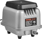 VEVOR Linear Air Pump, 90L/Min Air Flow Septic Aerator Pump, Aeration System for 1/4 Acre 10 FT Deep Ponds, Water Gardens, Waste Treatment, Septic Tanks, Aquariums, Seafood Restaurants, Fish Farms