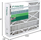 Filterbuy 20x26x5 Air Filter MERV 13 Optimal Smoke & Allergy Defense (1-Pack), Pleated HVAC AC Furnace Filters for Electro-Air, Lennox, White Rodgers, and More (Actual Size: 20.00 x 25.88 x 4.88)