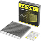 Cabin Air Filter w/Activated Carbon for Toyota Camry, Corolla, RAV4, Prius, Highlander, Sienna, Venza, Crown, Lexus ES350, ES300h, NX250, RX350, RX450h, Subaru Outback, Mazda CX9 and More