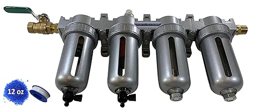 THB 4 Stage Ultra Clean Compressed Air Filter Dryer Combination (1/2" NPT)