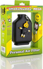 Smoke Buddy Mega Personal Air Purifier Cleaner Filter Removes Odor - Black
