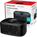 Honeywell HPA020 HEPA Air Purifier, Airborne Allergen Reducer for Small Rooms (90 sq ft), Black - Wildfire/Smoke, Pollen, Pet Dander, and Dust Air Purifier