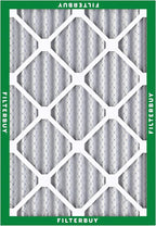 Filterbuy 18x20x2 Air Filter MERV 8 Essential Dust & Allergy Defense (5-Pack), Electrostatic Pleated HVAC AC Furnace Filters Replacement, Made in USA (Actual Size: 17.50 x 19.50 x 1.75)