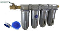 THB 4 Stage High Flow Industrial Ultra Clean Compressed Air Filter Dryer Combination (1" NPT, 11oz, AUTO Drain)