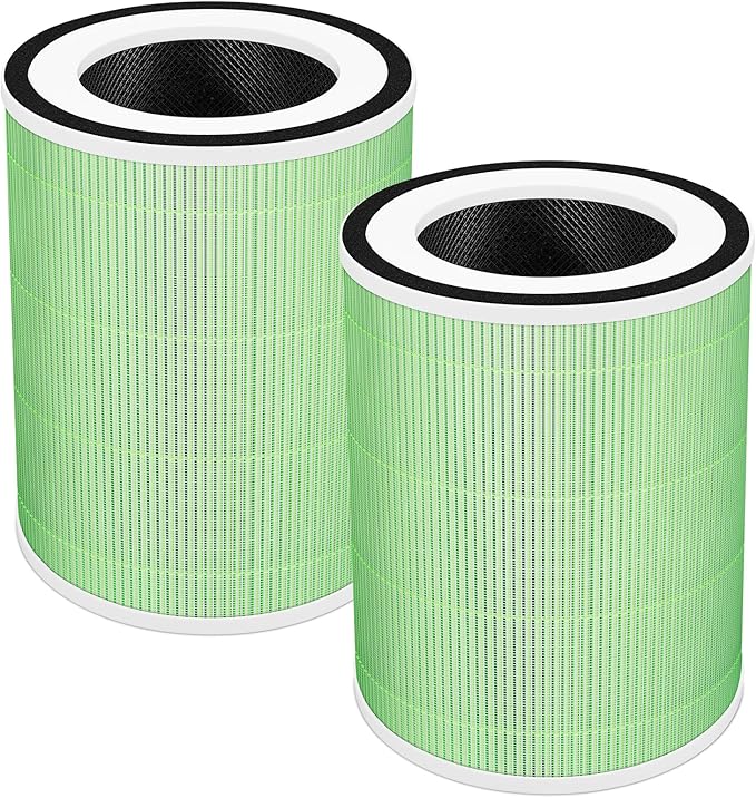 Kilo Pet Filter Replacement Compatible with Afloia Kilo, KILOPLUS, KILOPRO, MIRO, MIRO PRO and MORENTO MR-Kilo, 360° 4-Stage Filtration, 2 Pack, Green