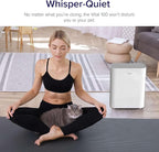 LEVOIT Air Purifier for Home Bedroom, Quiet Clean with Washable Pre-Filter for Dander, Smoke, Dust, Pollen, AHAM Verifide, Odor Eliminators for Medium Sized Rooms, Pet Hair Remover, Vital 100, White
