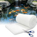 2" Thick Koi Pond Filter Pad, 18" x 36" Fish Pond Filters for Outdoor Ponds, Pond Filter Media, Pond Filter Material White Bulk Roll-Cut to Size-Fit for Aquarium Filter Floss
