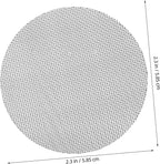 Generic Stainless Steel Coffee Machine Maintenance Filter Mesh Reusable Espresso Extraction Screen Compatible with Various Models Efficient Coffee Grounds Filtration
