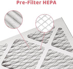 MERV-10 Air Scrubber Filter for AlorAir CleahShield, BlueDri, VEVOR, Shield and MOUNTO, Pre-Filter HEPA 550 16" x 16" x 0.75", Pack of 5