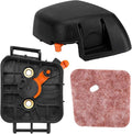 Air Filter & Cover Housing – Replacement Kit Compatible with Stihl Weed Eater, Fits FS55, FS55R, FS45, FS46, FS38, HS45 String Trimmer with Cover & Housing Assembly