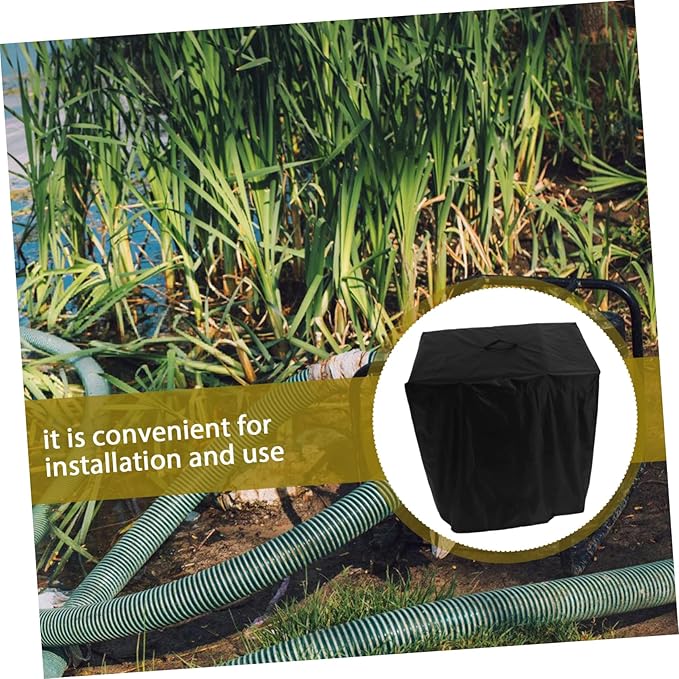 MERRYHAPY Pool Sand Pump Cover Easy Install Garden Filter Equipment Protection for Outdoor Units Small Durable Winter Cover for Pool Maintenance