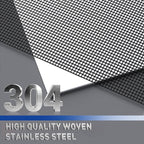 MAGZO 304 Stainless Steel Mesh Screen Roll 47in x 10ft - 22 Mesh Pet Proof Metal Window Screen Replacement, Screen Door Mesh for Patio,Porch,Pet,Cage,Vent Cover,Filter,Gutter Guard,Rodent Protection