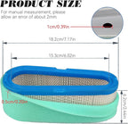 493910 691667 Air Filter for B&S 493910 691667 4166 5075 5075H 5075K 28A702 28B702 28B707 8.5 HP 10.5 HP 11.5 HP Vertical Engine Enginees Fit for Cub Cadet Toro Lawn Mower