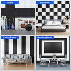 20 Pack Acoustic Panels with Self Adhesive, 12" X 12" X 0.4" High Density Sound Proof Foam Panels for Walls, Soundproof Wall Panels, Brick Sound Absorbing Panels for Home Studio Office Decor - White