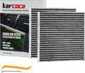 CF12160 Cabin Air Filter With Activated Carbon Compatible with Hyundai Kona 18-23, Kona N 22-23 Tuscon 16-21, Veloster 19-21, Venue 20-24, Kia Seltos 20-24, Soul 20-24, Sportage 17-22 - 97133-D3000