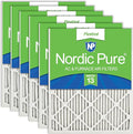 Nordic Pure 12x12x1 (Actual Size: 11 3/4 x 11 3/4 x 3/4) Pleated MERV 13 Air Filters 6 Pack