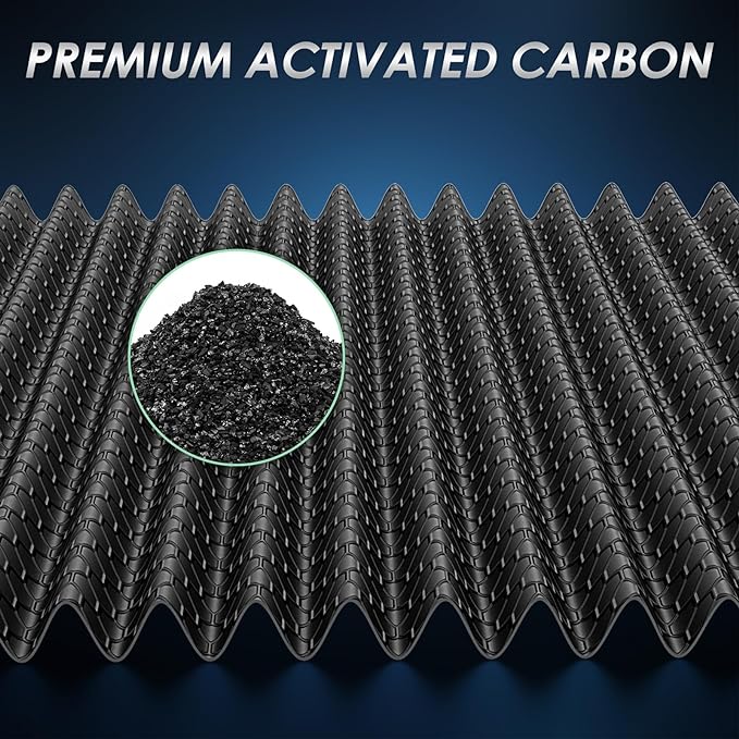 Certified MERV 13 Cabin Air Filter with Activated Carbon, CF10364 for Chrysler 300 (2005-2010), Dodge Challenger (2008-2010), Charger (2006-2010), Magnum (2005-2008)