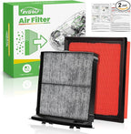 Engine+Cabin Air Filters Set Fit for Subaru Forester 2.5L 2024 2023 2022 2021 2020 2019 Engine Air Filter Replacement Cabin Filter Automotive Accessories# 72880-FL000 16546AA16A