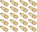20pcs High Pressure Atomizer Nozzle Brass Misting Nozzles for Outdoor Cooling System, Landscaping, Greenhouse Irrigation, Air Humidification, Anti-Drip Fogging Spray Head(0.012"/0.3mm)