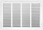 Venti Air 24" X 20" Steel Return Air Filter Grille - Removable Face/Door for 1 inch Filters - HVAC Duct Cover Grill (2-3 Business Day Delivery) [Outer Dimension: 26.5"W X 22.5" H]