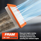 FRAM Extra Guard CA11895 Replacement Engine Air Filter for 2013-2022 Toyota (4.0L, 4-6L & 5.7L), Provides Up to 12 Months or 12,000 Miles Filter Protection