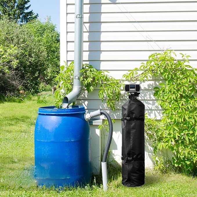 Water Softener Cover – Heavy Duty Tank Protection Fabric, Waterproof Equipment Shield Layer, UV Resistant Outdoor Guard | Water Filter Tank Protector for Home, Weather Defense, Long Term Outdoor Use