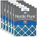 Nordic Pure 12x12x1 (Actual Size: 11 3/4 x 11 3/4 x 3/4) Pleated MERV 7 Air Filters 6 Pack