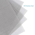 Valchoose 4PACK Stainless Steel Woven Wire Mesh Never Rust, Air Vent Mesh 11.8"X8.2"(300X 210mm), Hard and Heat Resisting Screen, 1mm Hole 20 Mesh Easy to Cut for Rodents Filters Window DIY Projects