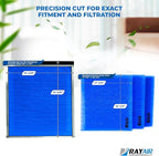 RAYAIR SUPPLY 20x20 Replacement Filter Pads Compatible with Dynamic Air Filter (3 Pack) (20x20)