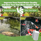 Classic Pond Filter Pad Media 12"x72"x1", 6 Ft² White Thicker Reusable Replacement Washable Pad,Fish Pond Filter Material for Outdoor Ponds Aquarium