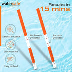 Pool and Spa Rapid Bacteria Test by Watersafe, Detects Down to 1 Bacteria/μL, including E. coli, Salmonella and More, Pack of 10