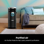 Shark HC451 3-in-1 Clean Sense Air Purifier, Heater & Fan, HEPA Filter, 500 Sq Ft, Oscillating, Small Room, Bedroom, Office, Captures 99.98% of Particles for Clean Air, Dust, Smoke & Allergens, Black