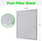 50000293-002 Post Filter 203368 F50F F300E Air Filter 16" X 12.5" Compatible with Honeywell Electronic Air Cleaner Filter 16" X 25" F300E1019 F300A1625 F50F1073 Pre/Post Air Filter- (2 Pack)