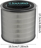 Air Filter, Compatible For Philips, Air Purifiers AC0950/10 AC0951/13 AC0820/10 AC0830 AC0650/10 AC0651/10 AC3210 AC3220 AC4220(FY0910)