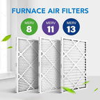 LotFancy 14x25x1 Air Filter MERV 11 4-Pack, Electrostatic Pleated AC Furnace Air Filter, Captures Dust, Smog & Pet Dander, Actual Size: 13.75"x24.75"x0.75"