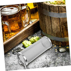 Stainless Steel Grain Brewing Filter Mesh Cylinder Portable Strainer for Homebrew Beer and Wine Brewing Brewing Tool for Filtration