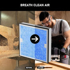 Carmerny HEPA & Activated Carbon Filter Replacement Set Compatible with AlorAir CleanShield HEPA 550 Air Scrubber (Pack of 2)