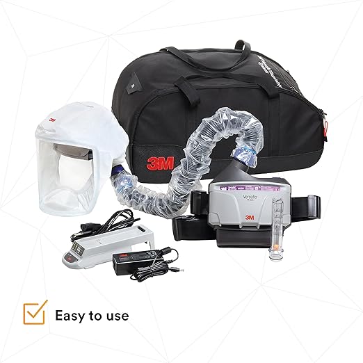 3M PAPR Respirator, Versaflo Powered Air Purifying Respirator Kit, TR-300N+ HKL, Healthcare, M/L Headcover, Lightweight, Low-Profile, Easy to Use, All-in-One Respiratory Protection for Particulates