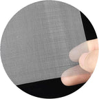 304 Stainless Steel Woven Mesh Panel, 50 Mesh 0.4mm Rustproof Metal Screen for Window Air Filters, Ventilation Covers, Animal Enclosures and Garden Barriers
