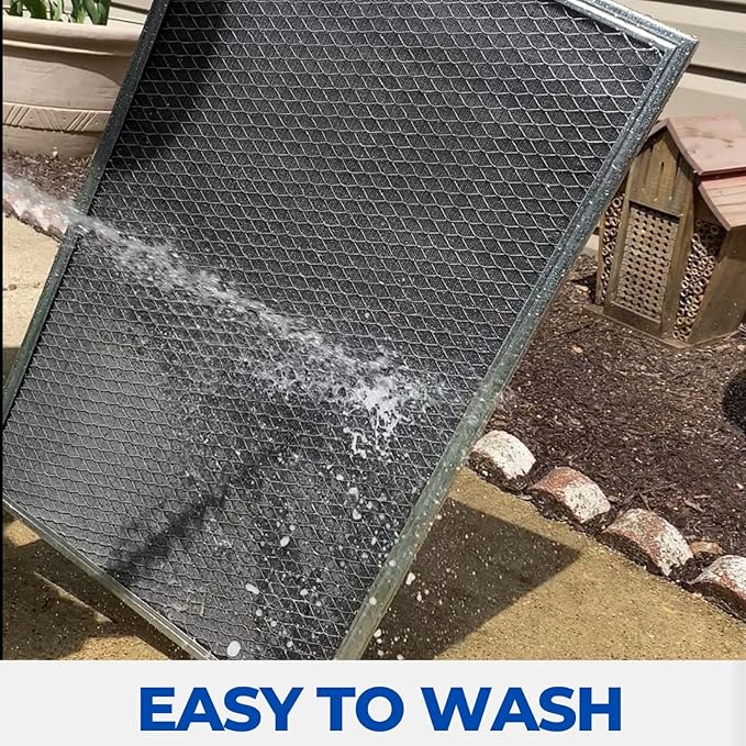 12x12x1 Washable Electrostatic Air Filter. Reusable HVAC & Furnace Air Filter
