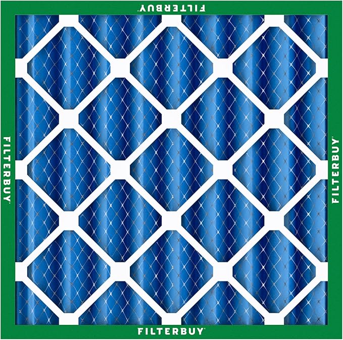 Filterbuy 29x29x4 Air Filter MERV 13 Optimal Smoke & Allergy Defense (3-Pack), Electrostatic Pleated HVAC AC Furnace Filters Replacement, Made in USA (Actual Size: 28.50 x 28.50 x 3.63)
